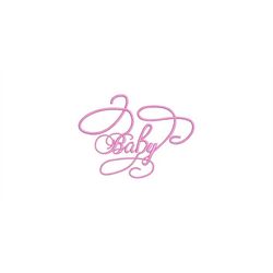Embroidery File Baby Lettering Calligraphy 10x10 13x18, 16x26 and 20x30 cm Frame 4x4, 5x7, 6x10 and 8x12