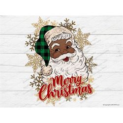 Santa Merry Christmas PNG, Santa Png, Black Santa, Christmas Png, Santa,sublimation design download, Believe,christmas,l