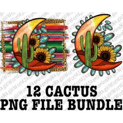 Western Cactus Bundle Png Sublimation Design, Western Cactus Png, Cactus Bundle Png, Cactus Png, Gemstone Cactus Png, In