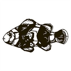 Fish SVG, Digital file Fish for printing on T-shirts, File for paper cutting, DXF, PNG, Dxf, Fish clip art