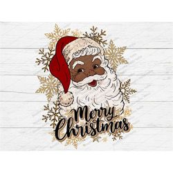 Santa Merry Christmas PNG, Santa Png,Black Santa,Christmas Png,Santa sublimation design download,Believe,christmas,leopa