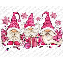 Pink Christmas Gnomes Png Sublimation Design, Christmas Gnomes Png, Pink Gnomes Png,Christmas Png,Pink Christmas Png,Dig