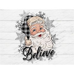 Santa believe PNG, Santa Png, Christmas Png, Santa sublimation design download, Believe,christmas,leopard,santa hat,grey