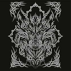 Wolf SVG, Digital file Wolf for printing on T-shirts, File for paper cutting, DXF, PNG, Dxf, Wolf clip art