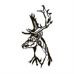 Deer SVG, Digital file Deer for plywod cut, File for paper cutting, DXF, PNG, Dxf Deer clip art