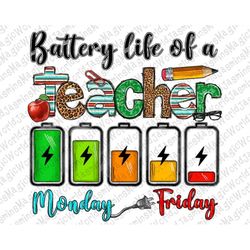 Battery life of a Teacher png sublimation design download, Teacher png, western Teacher png, school png, sublimate desig