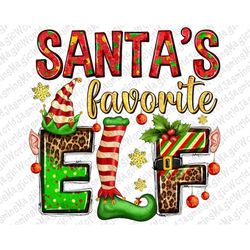 Christmas Santa's Favorite Elf Png Sublimation Design, Merry Christmas Png, Favorite Elf Png, Christmas Elf Png, Western