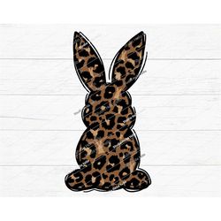 Leopard Print Bunny Svg, Png, Bunny Svg, Bunny Png, Easter Svg, Easter Png, Bunny, Easter Bunny,Rabbit,Leopard,Easter,Su