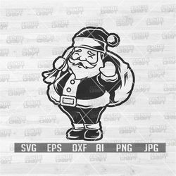 Santa Claus svg | Santa Claus png | Santa Clipart | Santa Cutfile | Christmas svg | Christmas Cutfile | Santa Stickers |