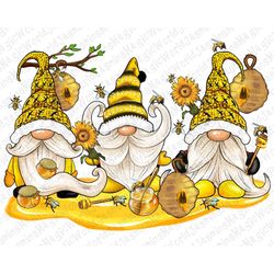 Bee Gnomes Png Sublimation Design, Gnomes Png,Western Gnomies Png,Sunflower Gnomes Png,Gnome With Bee Png,Sunflower Bee