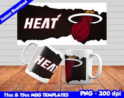 Heat Mug Design Png, Sublimate Mug Template, Heat Mug Wrap, Sublimate Basketball Design Png, Instant Download