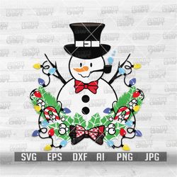 Christmas Snowman svg | Snowman Clipart | Snowman Cutfile | Christmas Shirt svg | Merry Christmas svg | Snowman png| Mer