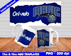 Magic Mug Design Png, Sublimate Mug Template, Magic Mug Wrap, Sublimate Basketball Design Png, Instant Download