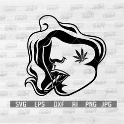 Woman Smoking Weed | Weed Svg | Cannabis Svg | Smoking Joint Svg | Smoking Weed Svg | Sexy Woman Weed Svg | Marijuana Sv
