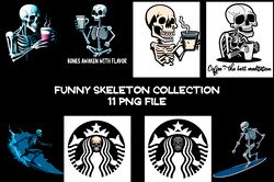 Funny Skeleton Collection Part 1 Digital File PNG Playstation Controller