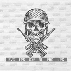 Soldier Skull svg | Veteran svg | US Army svg | Veteran Clipart | Veteran Cutfile | Navy svg | Army Cutfile | Veteran Sk