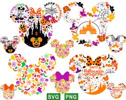 Ultimate Mouse Halloween Svg Pack, Disney Halloween Design Svg