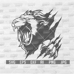 Wild Lion svg | Lion Claw svg | Jungle King svg | Wild Animal svg | Lion svg | Lion Cutting File | Lion Clipart | Lion C