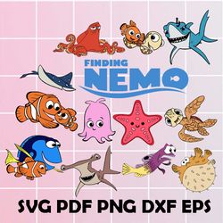 Finding Nemo Svg, Finding Nemo Clipart, Finding Nemo Png, Finding Nemo Eps, Finding Nemo Dxf, Finding Nemo Pdf, Nemo