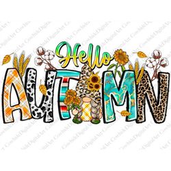 Hello Autumn Gnome PNG, Thanksgiving Png, fall gnomes Png, Fall Png, Gnome png, autumn Png, Turkey png, Digital Download