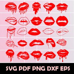 Lips Svg, Lips Png, Lips CLipart, Lips EPs, Lips Dxf, Lips Pdf, Lips Scrapbook, Lips digital clipart, Red Lips Svg