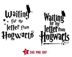 Waiting For My Letter From Hogwarts Svg, Harry Potter Quotes Svg