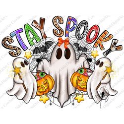 Stay Spooky Png,Halloween Png, Pumpkin Png, Spooky Png, Kids Halloween Png, Boy Halloween Png, Png, Pumpkin Png, Retro H