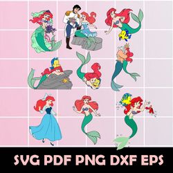 The Little Mermaid Svg, The Little Mermaid CLipart, The Little Mermaid Eps The Little Mermaid Png, Mermaid Clipart