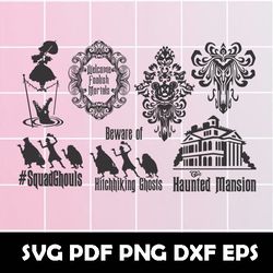 Haunted Mansion SVG, Haunted Mansion  Clipart, Haunted Mansion  Png, Haunted Mansion Eps, Haunted Mansion Dxf, Haunted