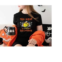 Halloween Nurse Tshirt,Halloween Nursing Shirt,Nurse Fall Tshirt,Nursing Tee,Halloween Gift,Funny Halloween Shirts,Cute