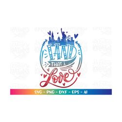 Land that I Love svg 4th of July svg hand drawn hand lettered decal print svg cut files silhouette cricut instant downlo