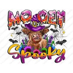 Mooey Spooky Cow Png Sublimation Design, Halloween Png, Halloween Cow Png, Spooky Design Png, Cow Png, Witches Cow,Digit