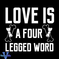 Love is a four legged word svg, Pet Svg, Cat Svg, Cat lover Svg, Cute Cats Svg