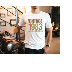 40th Birthday Shirt of 2023,Vintage 1983 Limited Edition Aged Shirt,40th Birthday Gift For Men,40th Birthday Best Friend