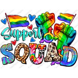Support squad pride png sublimate design download, LGBTQ png, pride png, love is love png, human rights png, sublimate d