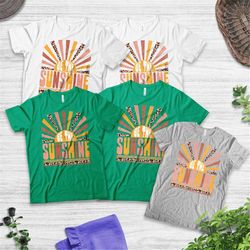 Retro Sun T Shirt,Be The Sunshine Shirt, Summer Shirt For Women, Vintage Graphic T-Shirt, Kindness Tshirt, Motivational