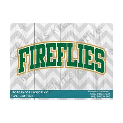 Fireflies Arched SVG Files