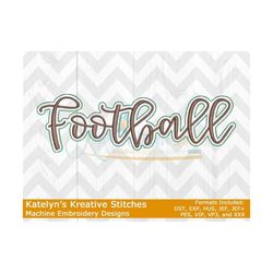 Football Script Machine Embroidery - 2022 Series