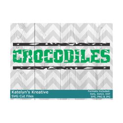 Crocodiles Distressed SVG Files