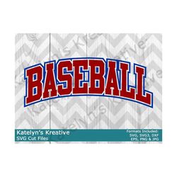 Baseball Arched SVG Files