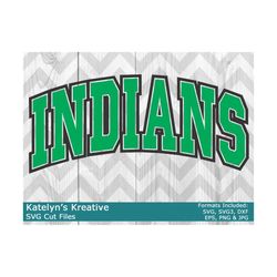 Indians Arched SVG Files