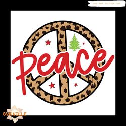 peace png, christmas png, leopard pattern png, christmas tree png, christmas gift png