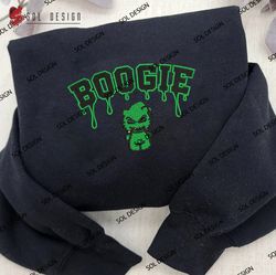 Oogie Boogie Nightmare Embroidered Crewneck, Nightmare Before Christmas, Embroidered Hoodie, Halloween Shirt
