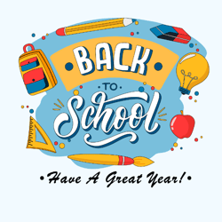 Back to School SVG, Have A Great Year! SVG, Back to school Background SVG