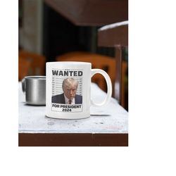Trump Mugshot Mug, POTUS Mug Shot Mug, Save America Coffee Cup, Trump 2024, Trump 45/47, America First Gifts, Funny Trum