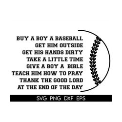 Buy a boy a baseball SVG, Baseball Team Shirts, Baseball Mom Svg, Baseball SVG, Baseball Quotes Svg , Digital Download ,
