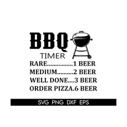 BBQ Timer Svg, Barbecue Svg, Barbecue Design, Barbecue Apron,  BBQ Timer Png, BBQ Gifts for Dad, Kitchen Svg, Funny Bbq