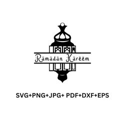 Islamic Lantern SVG, Ramadan Lantern SVG, Islamic Dcor SVG, Islamic Lantern Clipart, Islam clipart printable Mosque silh