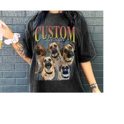 Vintage Custom Pet Rap Shirt, Custom Pet Vintage T Shirts, Vintage 90s Rap T Shirts, Bootleg Rap Tee, Insert Your Design