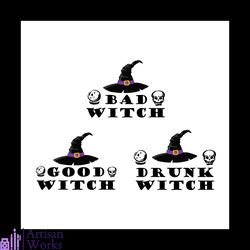 witch hat bundle svg, halloween svg, halloween hat svg, witch hat svg, bad witch svg